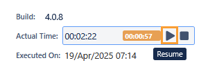 Resume Stopwatch
