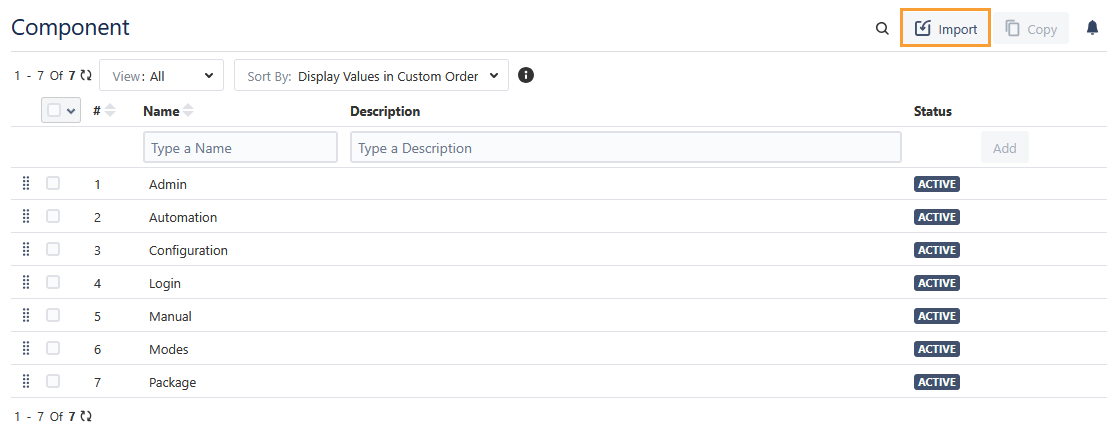 Import Components