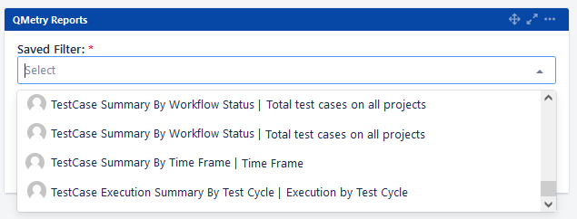Saved Filter