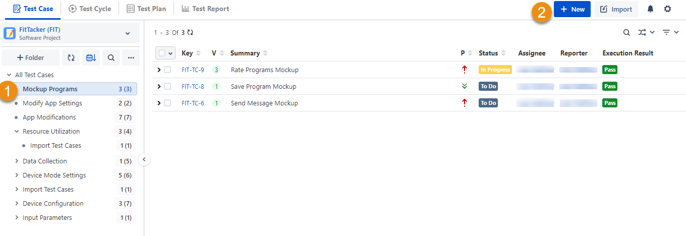 Create Test Cases