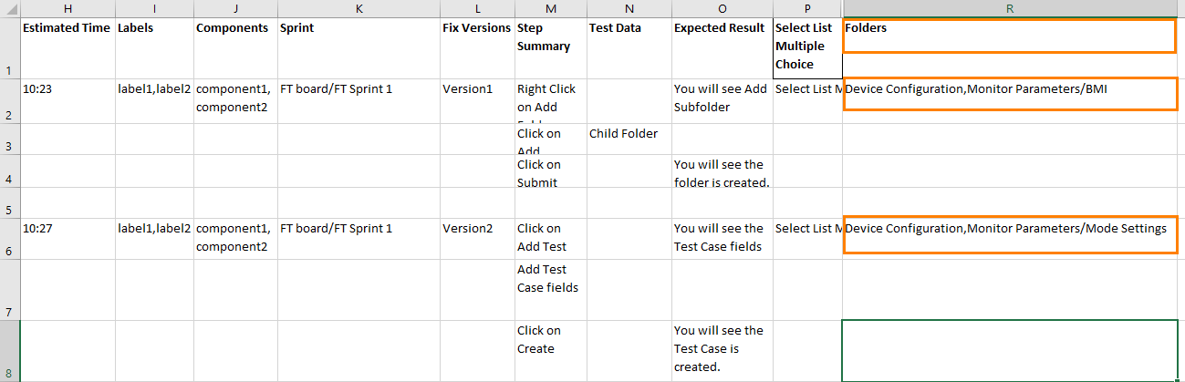 Folder Path in Sample File