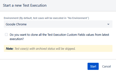 List Confirmation New Execution