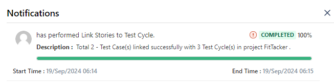 TC Link Warning