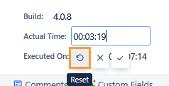 Reset Stopwatch