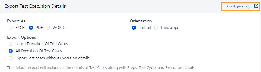 Configure Logo Link