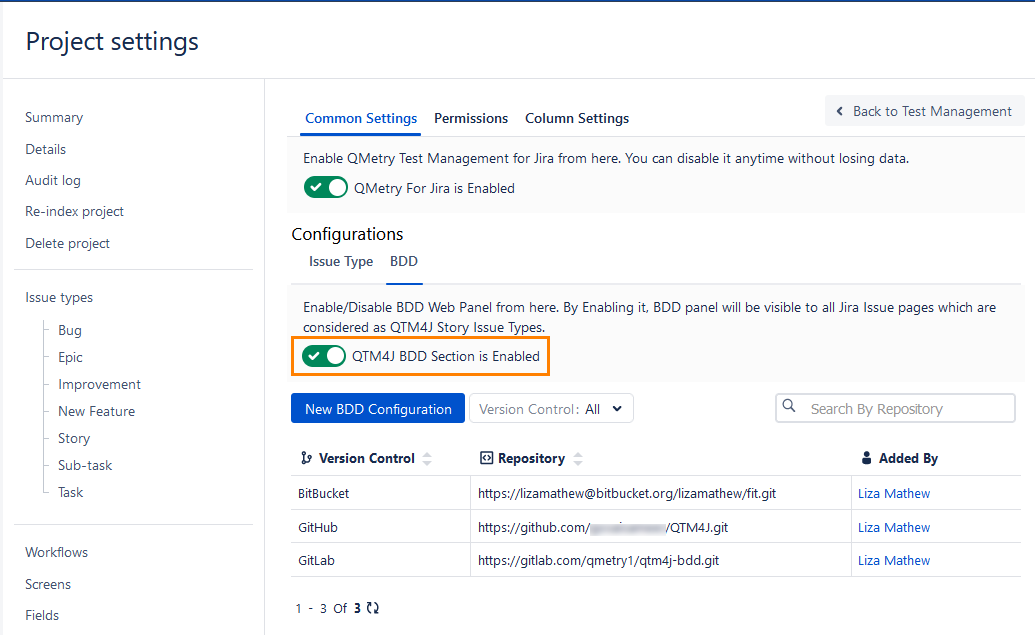 Enable BDD in Jira Story
