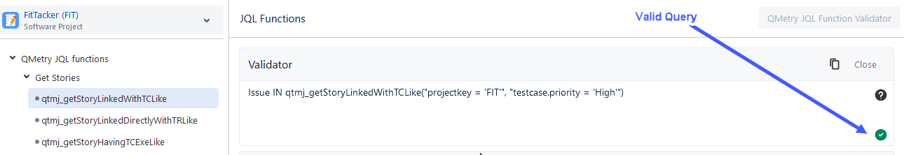 Validator with Check Mark