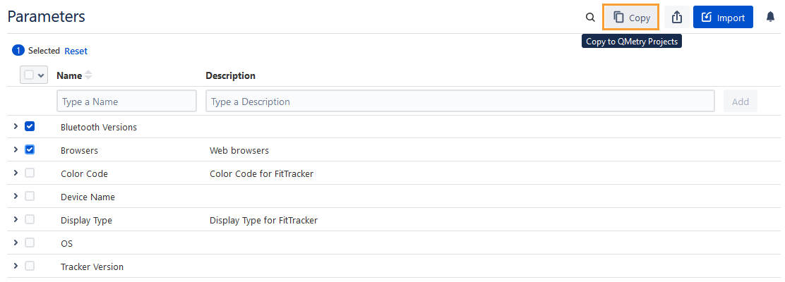 Copy Parameter