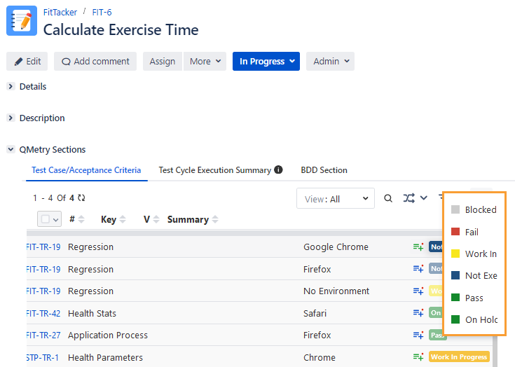Execute Result Column