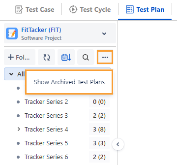 View Archived Test Plans