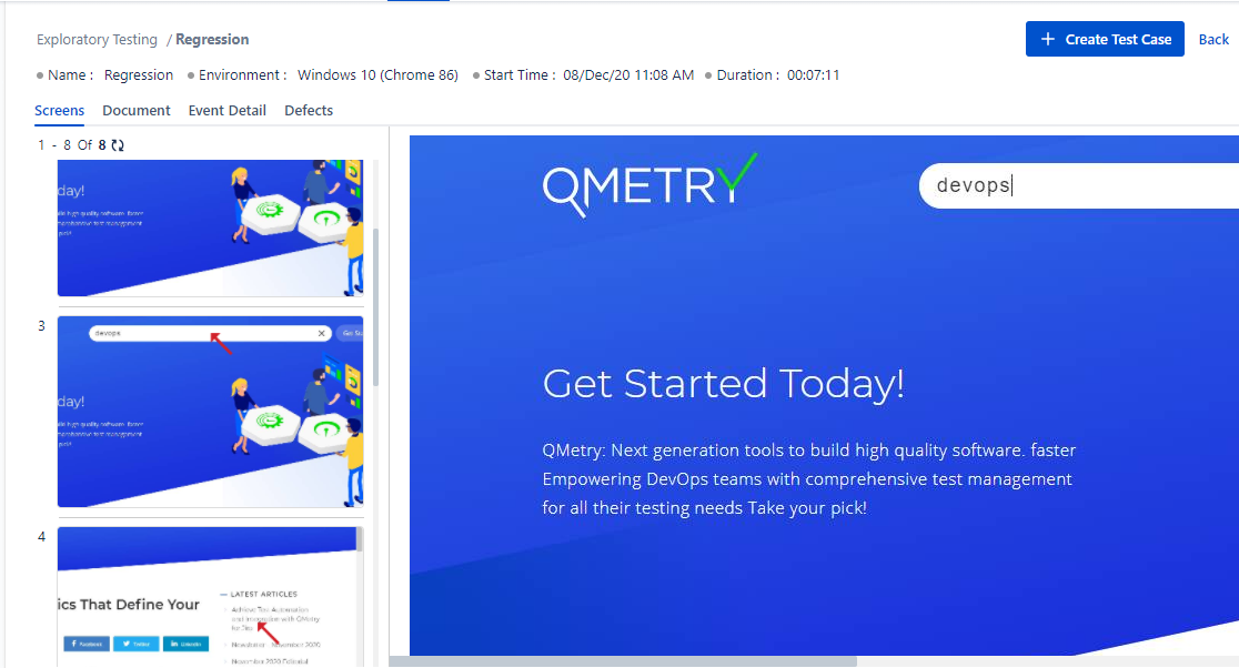 Screenshot View