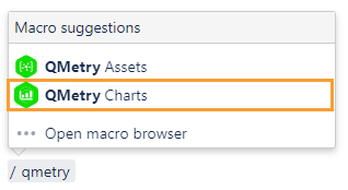QMetry Charts Macro