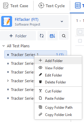 Create Test Plan Folders