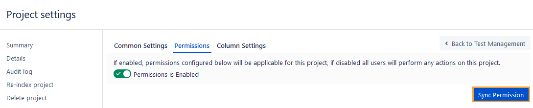 Sync Permissions