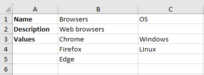 Sample Excel