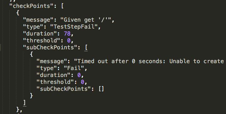 QAF Example of SampleTest