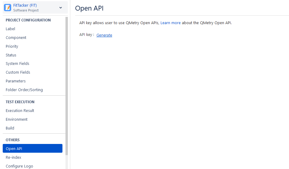 Open API Key