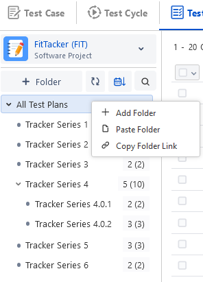 Test Plan Roort Folder