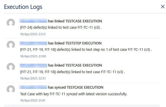 Execution Logs Pane