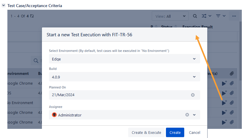 Execution in Same Test Cycle