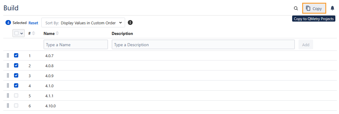 Copy Build to Other Projects