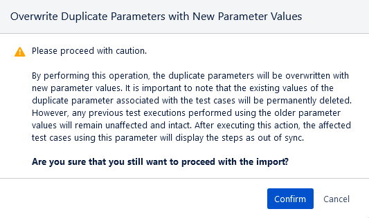 Overwrite Parameters