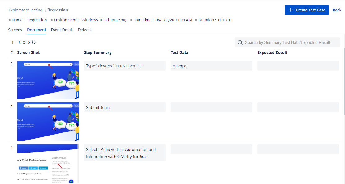 Document Tab