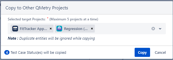 Copy Status to Other Projects